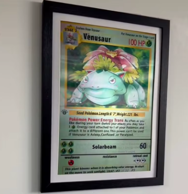 Cuadro de Pokémon 3D
