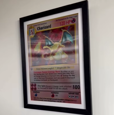 Cuadro de Pokémon 3D